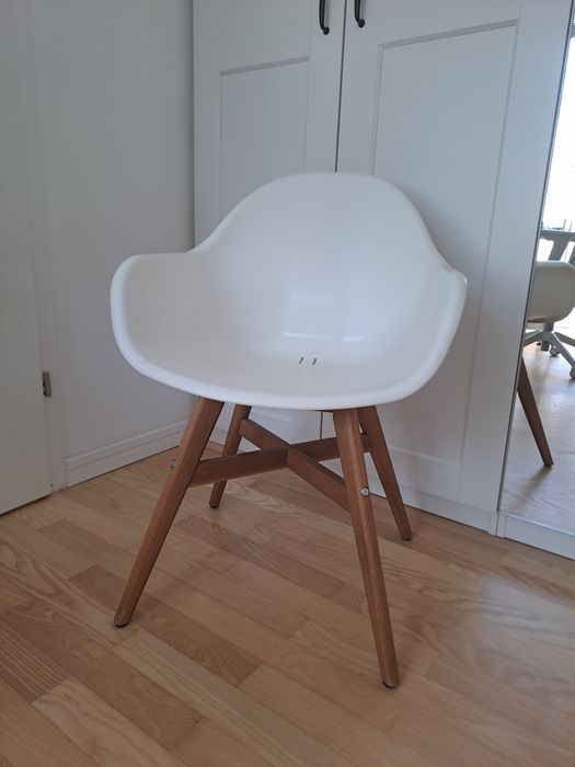 IKEA FANBYN シェルチェア ホワイト r400