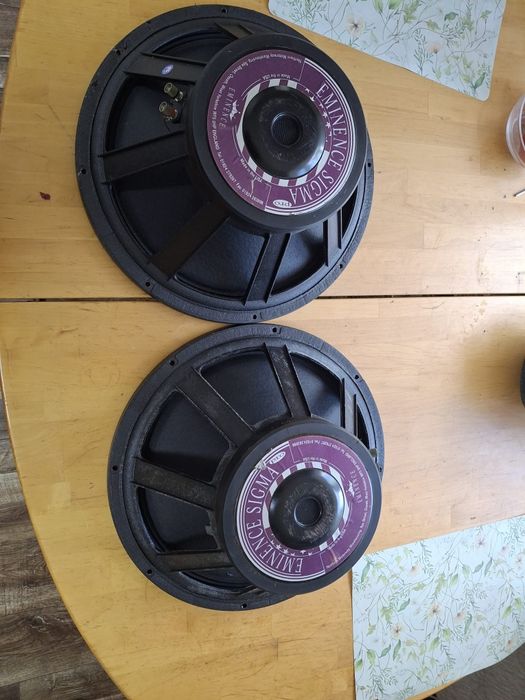 Głośniki Eminence Sigma pro 18 cali