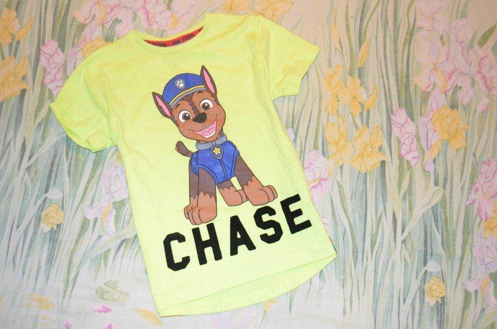 футболка щенячий патруль 5-6 лет гонщик