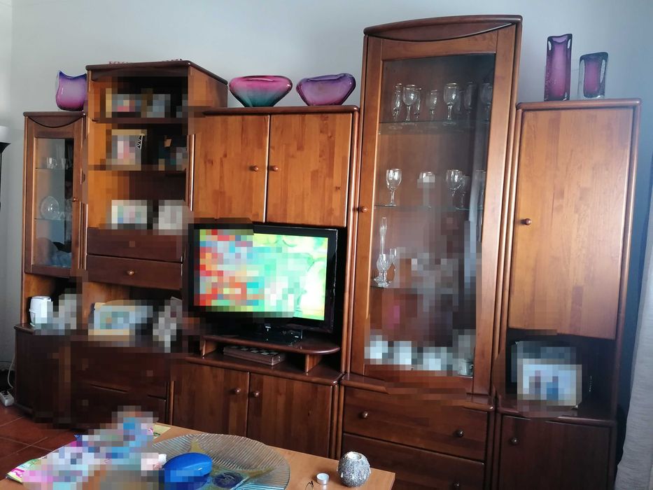 Móvel inteiro por módulos pinho maciço muito bom64284104800771123