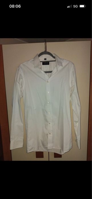 Biała koszula męska LAZZARI