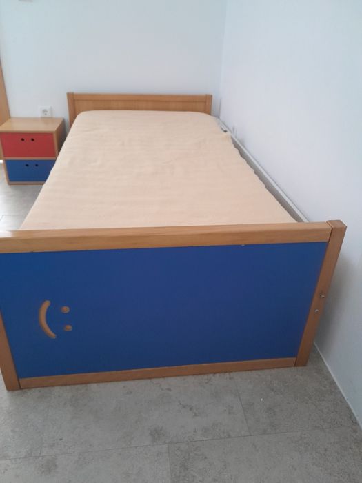 Cama madeira maciça solteiro