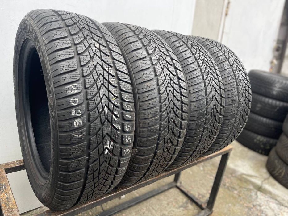 Шини б/у 205/55 r16 Dunlop зима (стан нових 8мм)