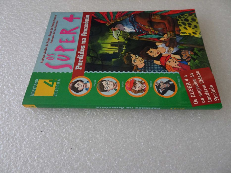 Livro - Os Super 4 perdidos na Amazónia