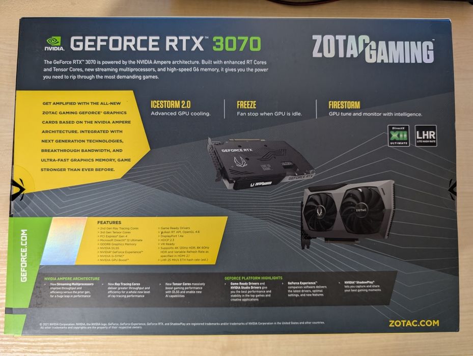 Karta graficzna RTX 3070 8GB
