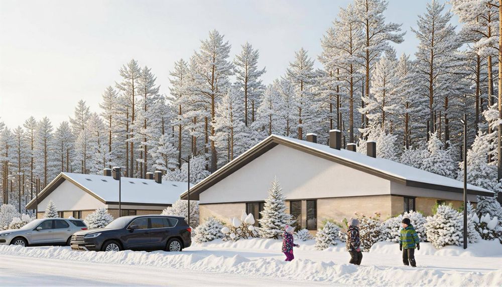 Каартира 37 м2, рядом с лесом и озером.