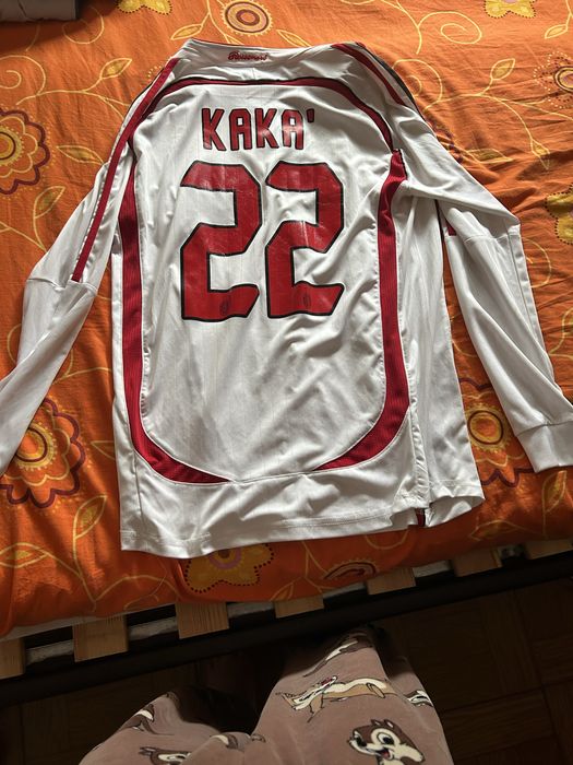 Camisa Branca do Kaká Milan Prime – Manga Longa, Usada Apenas 7 Vezes