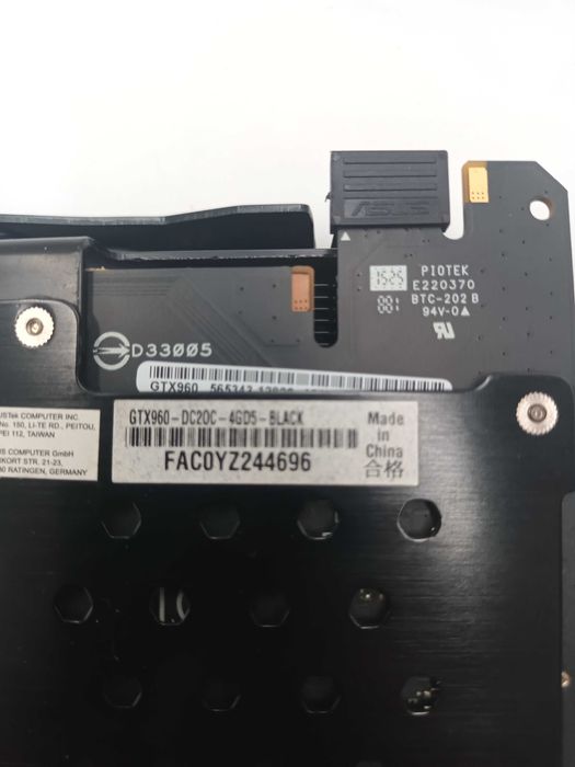 Karta graficzna ASUS GTX960 4GB