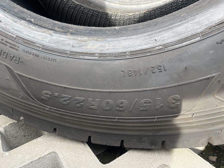 315/60/22,5 Goodyear K Max D Gen-2 idealny stan 2020r 17,5mm 2szt