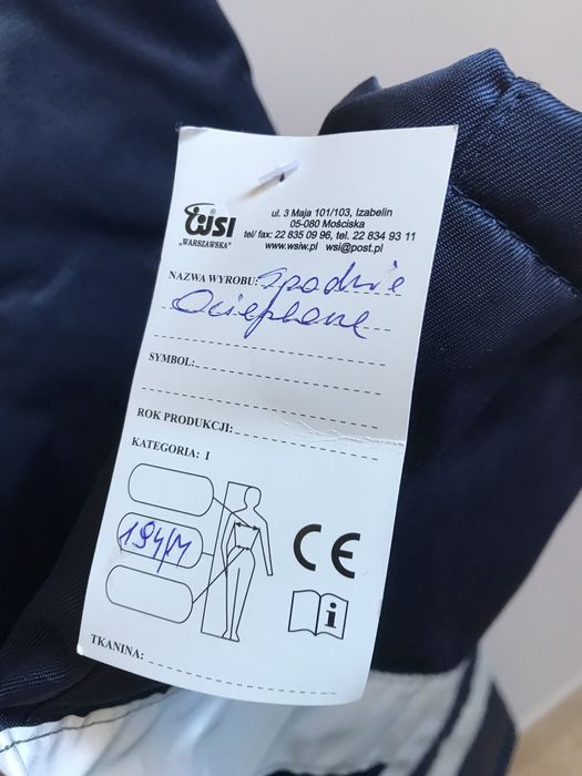 NOWE Spodnie robocze ocieplane ogrodniczki