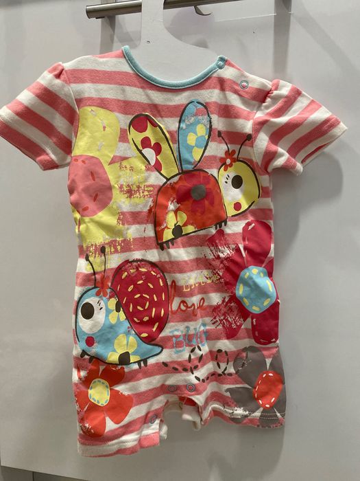 Macacão verão, bebé menina