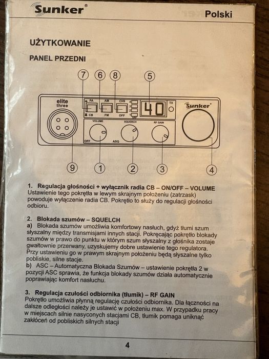 Sprzedam CB radio  Sunker