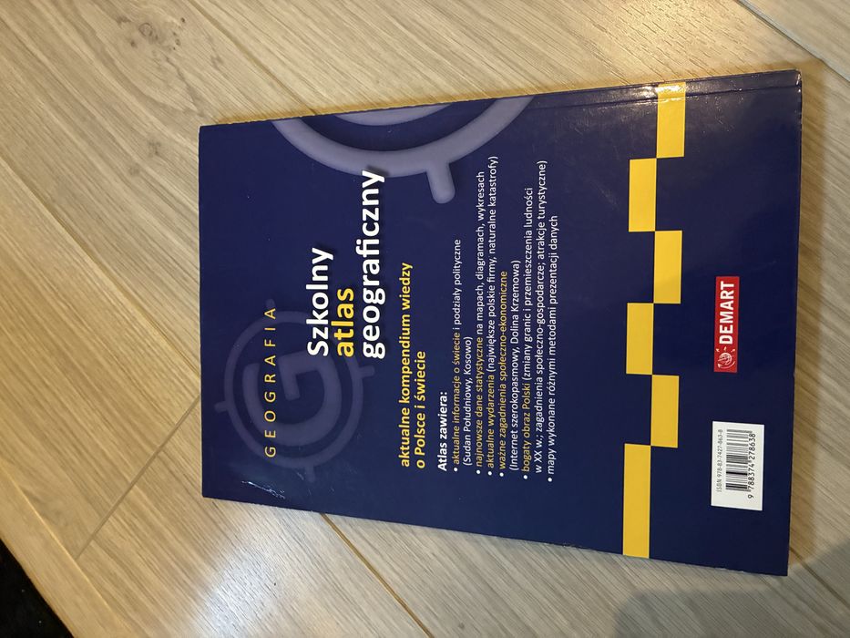 Szkolne atlasy geograficzne 2szt.