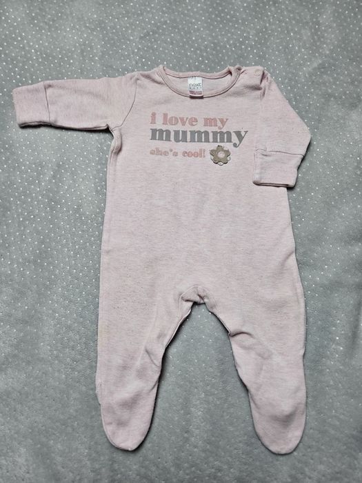 Pajacyk śpiochy piżamka Next rozmiar 50/56