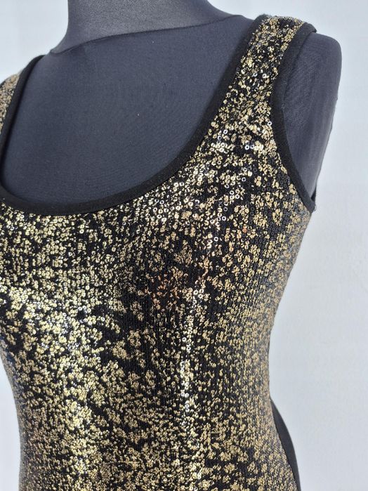 Sukienka błyszcząca prosta Internacionale 42 XL 14