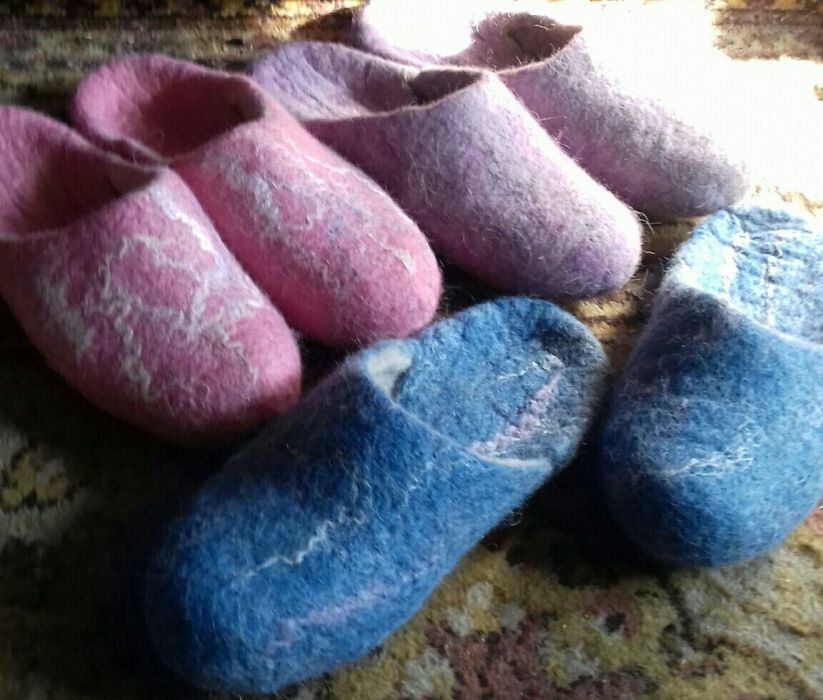 Тапочки валяные на заказ