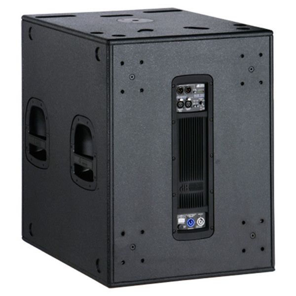 Sistema de som amplificado PA topos e sub graves