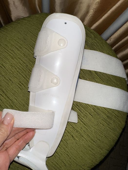 На правую левую ногу гіпс фіксатор бандаж лангетта тутор голеностоп