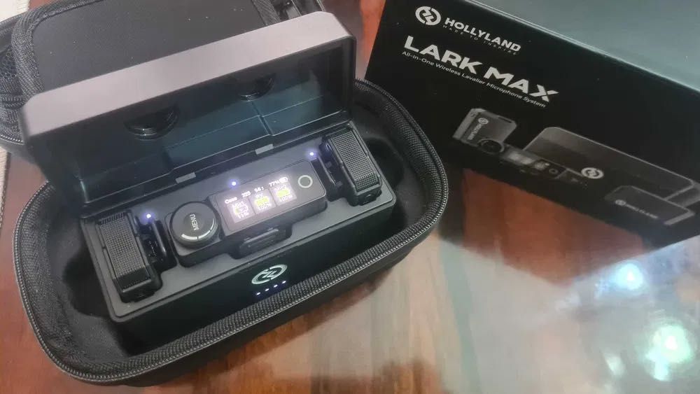 Hollyland lark max Duo completo usado apenas 3x , microfone sem fio profissional