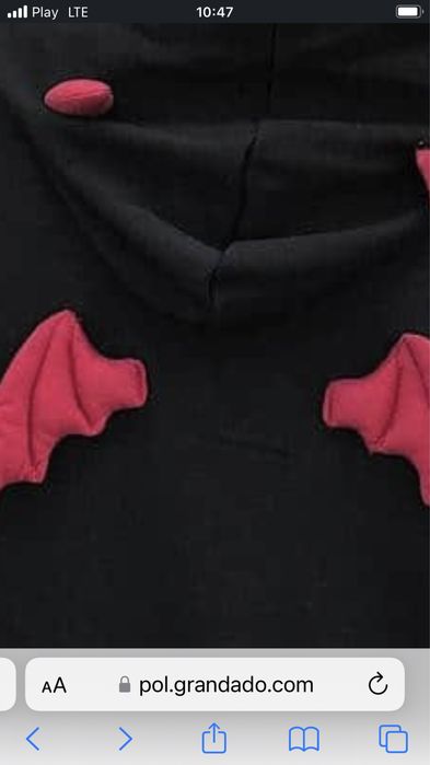 Bluza doabeł czarna z kapturem r. M Butik