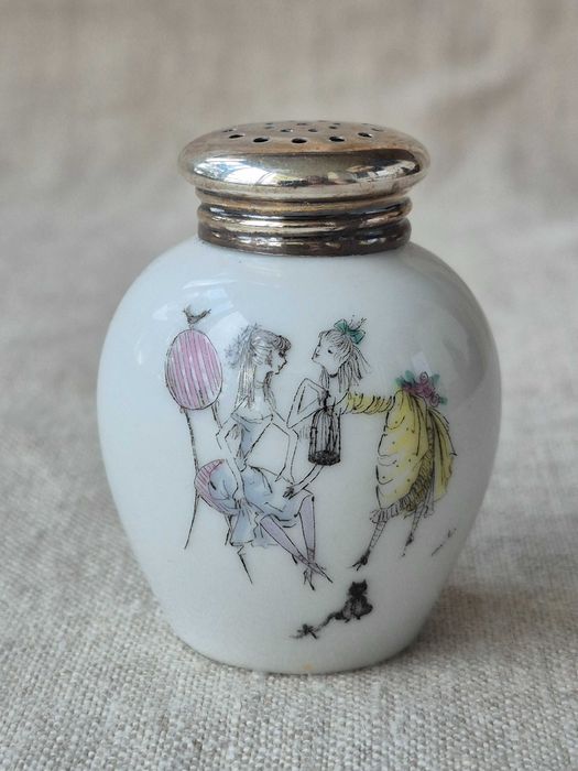 solniczka Thomas, ręcznie malowana, 835 Ag