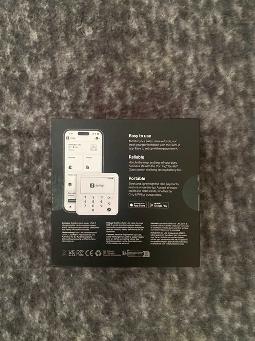 TPA/E PORTÁTIL - Sumup Solo Lite - Novo (SELADO)