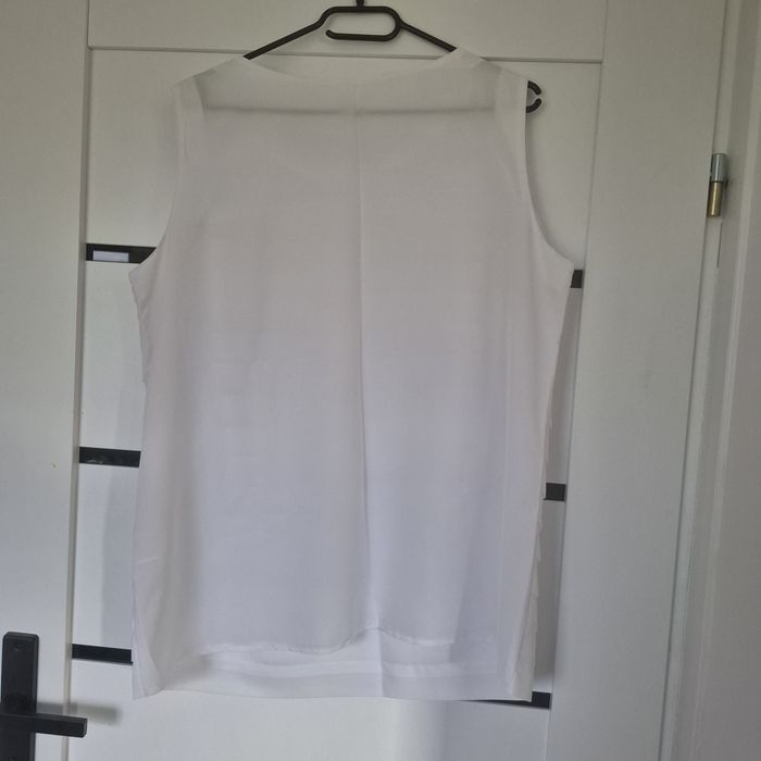 Biala elegancka bluzka damska, plus size, r 46