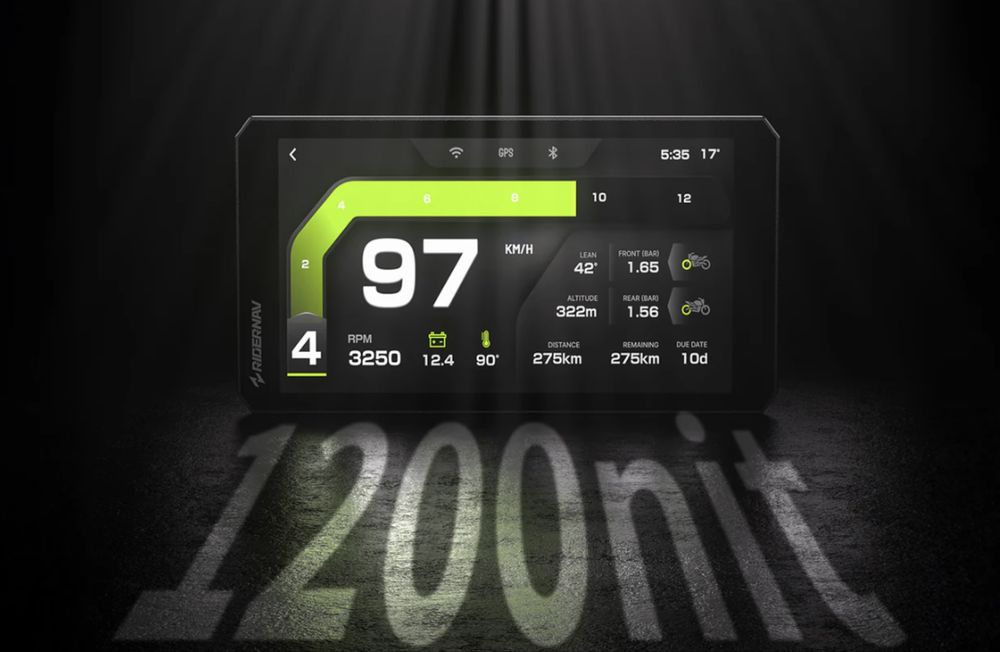 Ridernav R7M - Novo GPS BMW concorrnete Carpuride Chigee