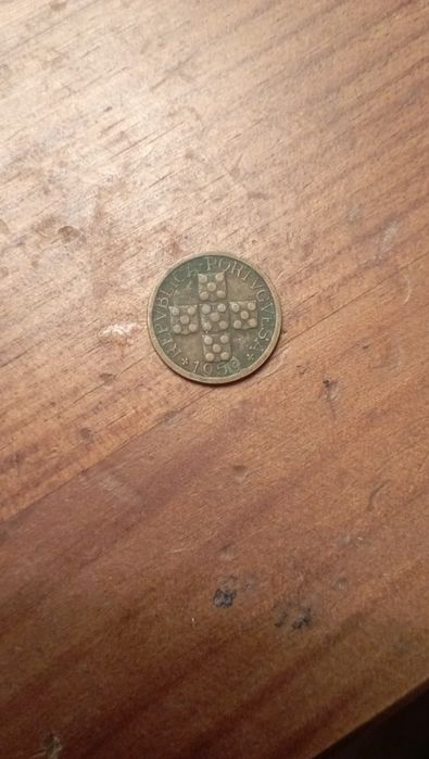 Moedas de 10 centavos Escudo bronze