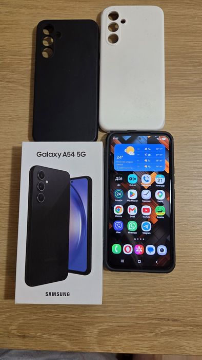 Samsung Galaxy A54 5G 8/256 GB Awesome Violet | Ідеальний стан | Повний комплект