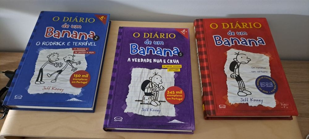 Livros "O diário de um banana"