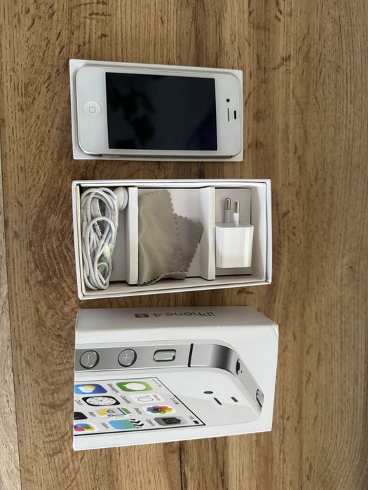 Iphone 4s biały nowy komplet z pudełkiem