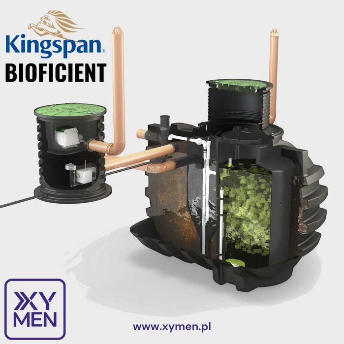 Przydomowa oczyszczalnia ścieków Kingspan BioFicient 6 drenaż GRATIS