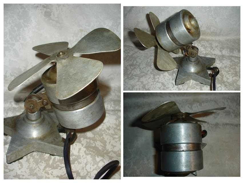 ЕлектроВЕНТИЛЯТОР звезда/ЗІРКА сталіна. Стан робочий. 25 Вт. ВІНТАЖ.