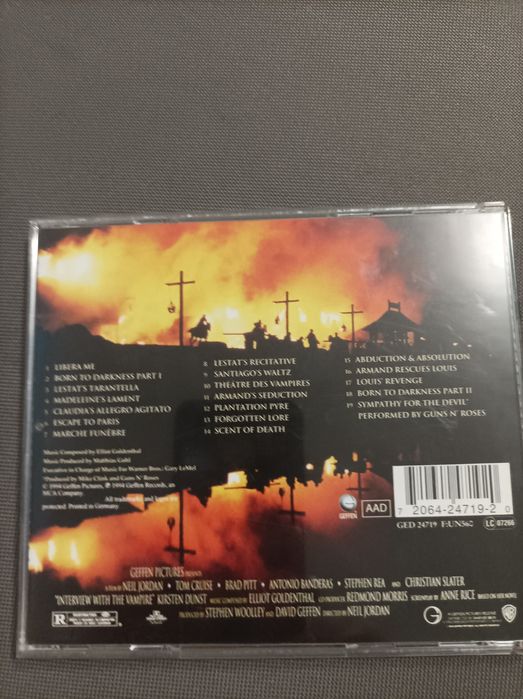 Wywiad z wampirem soundtrack