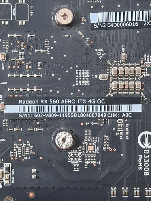 Відеокарта MSI Radeon rx 560 4gb