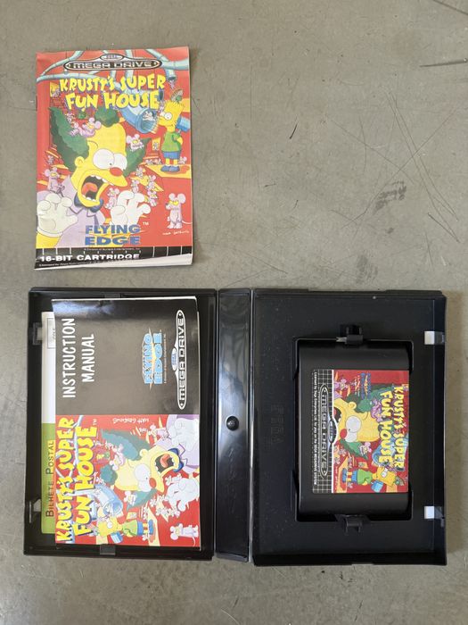 Krusty’s Super Fun House Sega Mega Drive PAL Completo