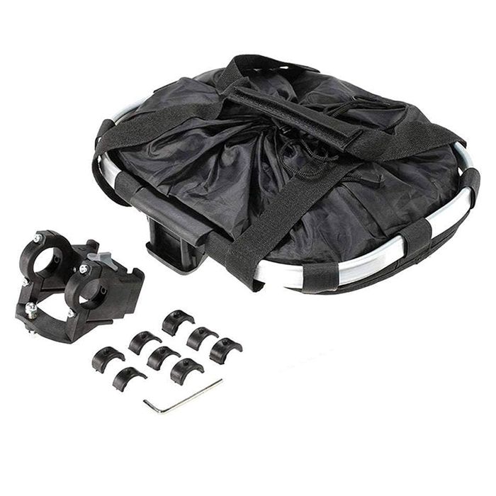 Koszyk rowerowy na kierownicę składany 15L