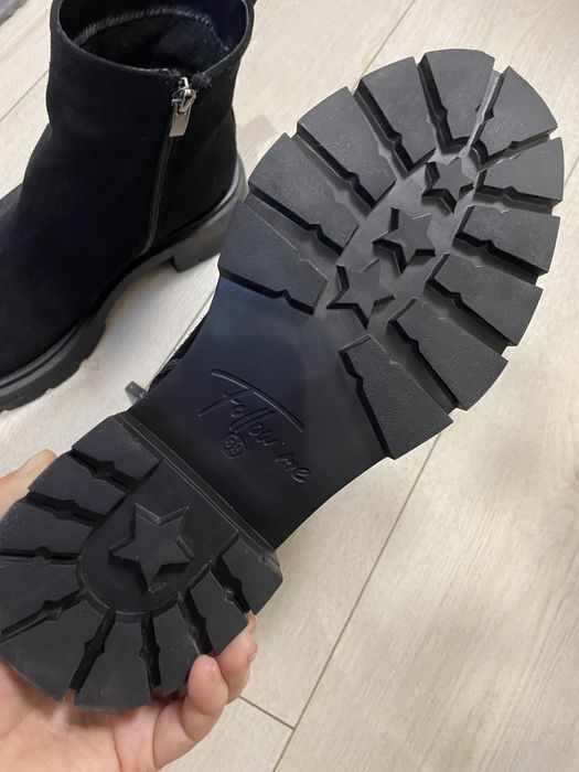 Жіночі замшеві демісезоні ботінки