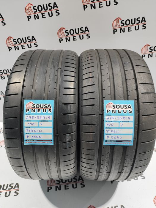2 pneus semi novos 275-35R19 Pirelli PZero 100y - Oferta dos Portes