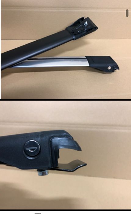 Поперечины (перемычки) на рейлинги (багажник) универсальные.