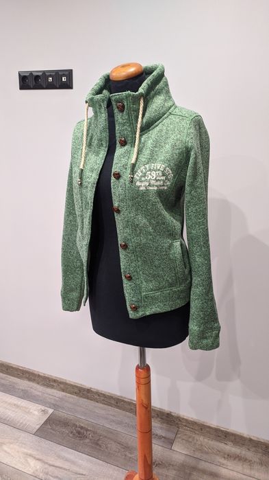 Bluza nowa bez metki na guziki zielona