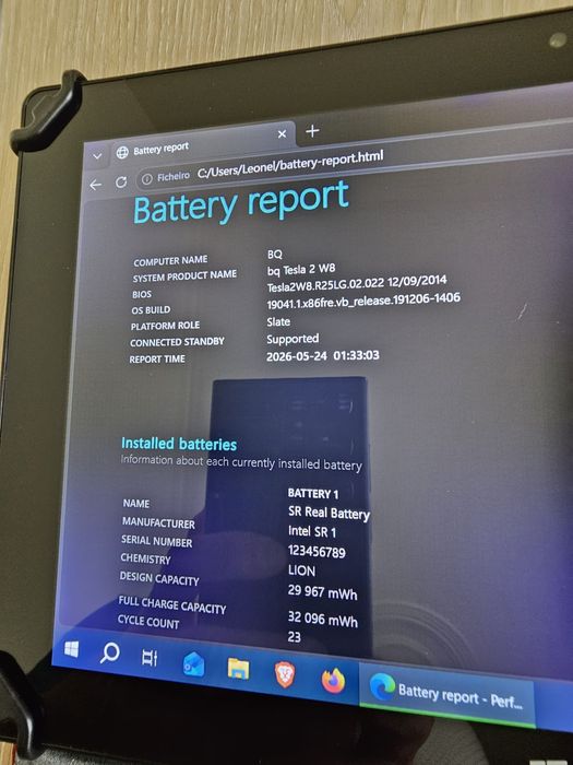 Tablet Windows 10 BQ Tesla 2 W8