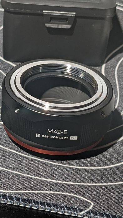 Адаптер K&F Concept Pro для об'єктивів M42 на камери Sony E (NEX)