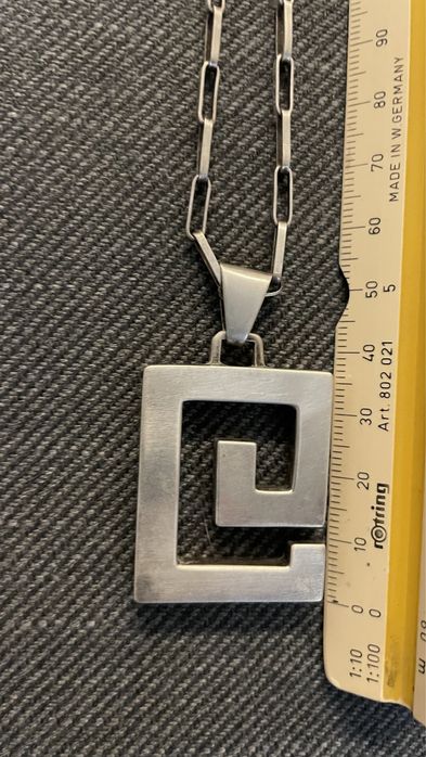 Naszyjnik , łańcuszek z zawieszką srebro hand made