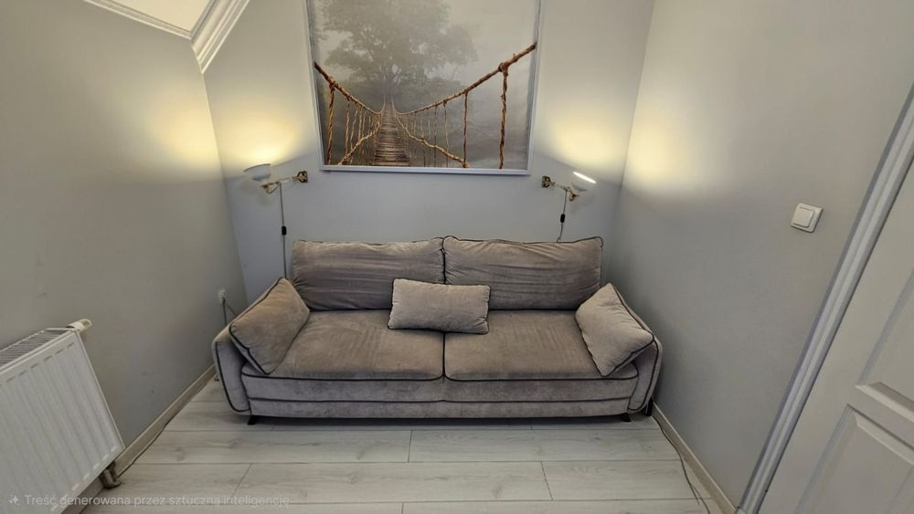 Sofa z funkcją spania I pojemnikiem na pościel