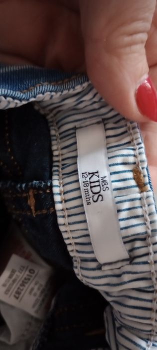 Spodnie+ bluzeczka zestaw m&s ted baker 9-18m