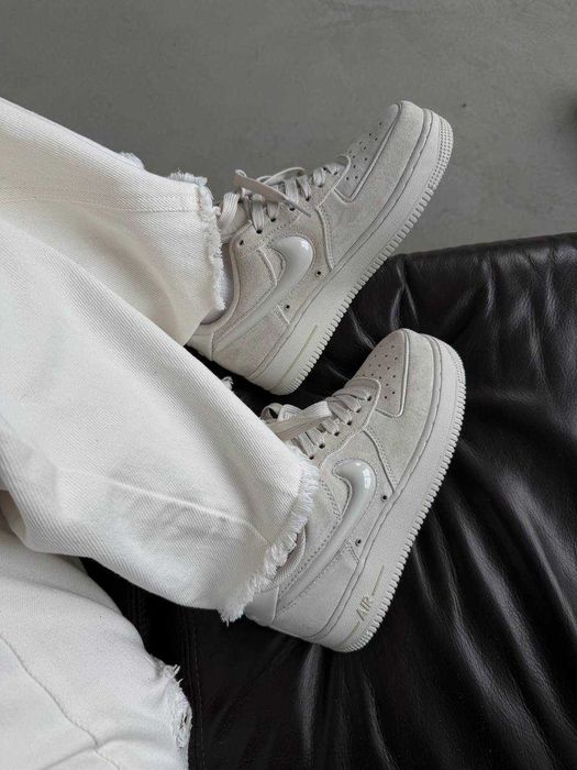 !ТОП! Nike Air Force 1 ‘07 Wolf Grey Suede | 36 37 38 39 40 41 42 43