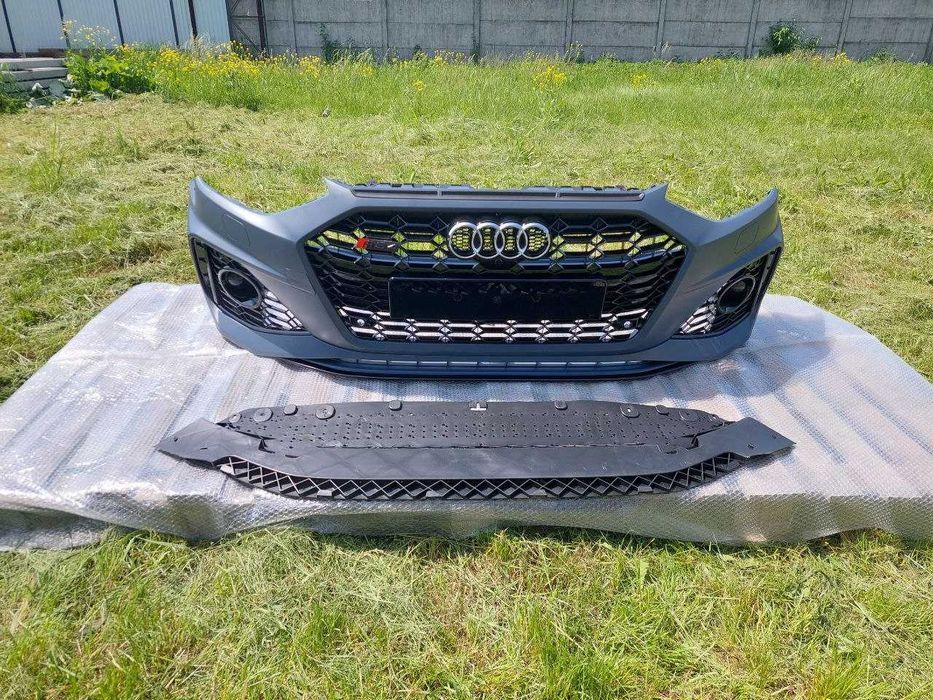 Бампер передній в стилі RS Audi A4 B9 19 22 рестайлінг