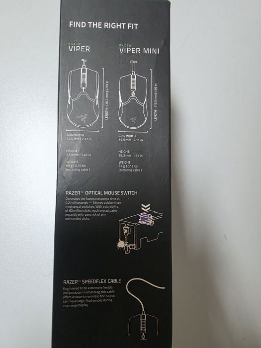 Razer Viper Mini RGB novo